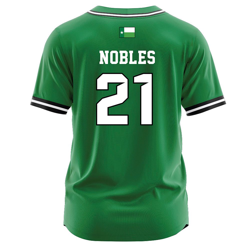 North Texas - NCAA Softball : Laila Nobles - Green Jersey-1