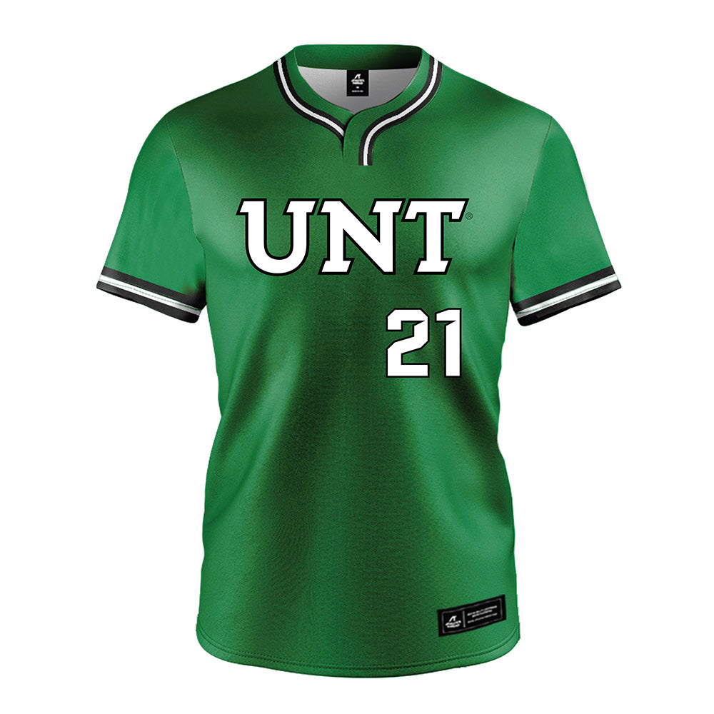 North Texas - NCAA Softball : Laila Nobles - Green Jersey-0