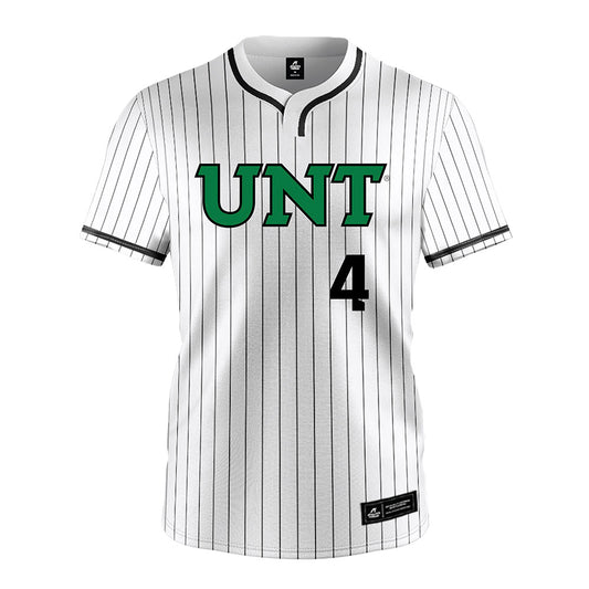 North Texas - NCAA Softball : Bradi Harman - White Pinstripe Jersey-0