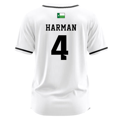 North Texas - NCAA Softball : Bradi Harman - White Jersey-1