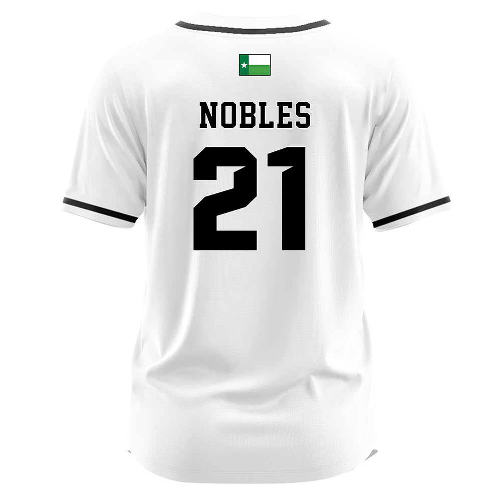 North Texas - NCAA Softball : Laila Nobles - White Jersey-1