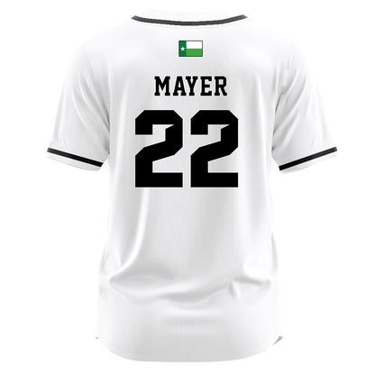 North Texas - NCAA Softball : Sienna Mayer - White Jersey-1