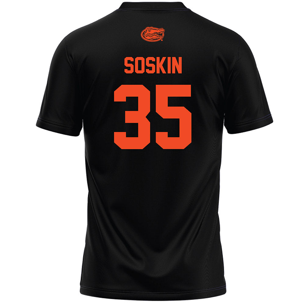 Florida - NCAA Women's Lacrosse : Maya Soskin - Black Lacrosse Jersey -1