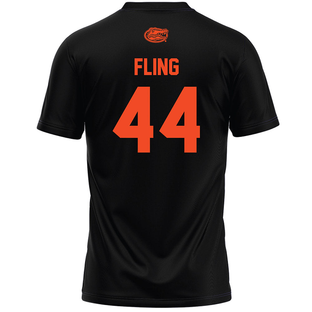 Florida - NCAA Women's Lacrosse : Allison Fling - Black Lacrosse Jersey -1