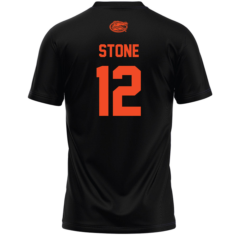 Florida - NCAA Women's Lacrosse : Alexa Stone - Black Lacrosse Jersey -1