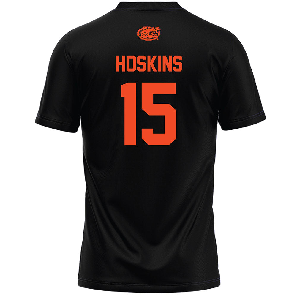 Florida - NCAA Women's Lacrosse : Caroline Hoskins - Black Lacrosse Jersey -1