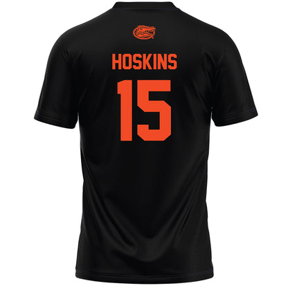 Florida - NCAA Women's Lacrosse : Caroline Hoskins - Black Lacrosse Jersey -1