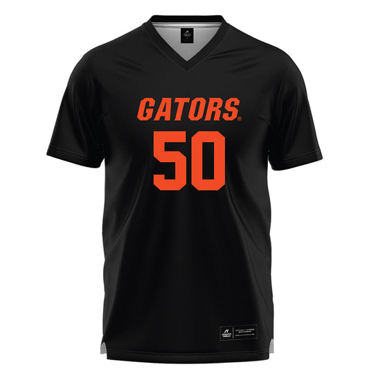 Florida - NCAA Women's Lacrosse : Ella Davis - Black Lacrosse Jersey-0