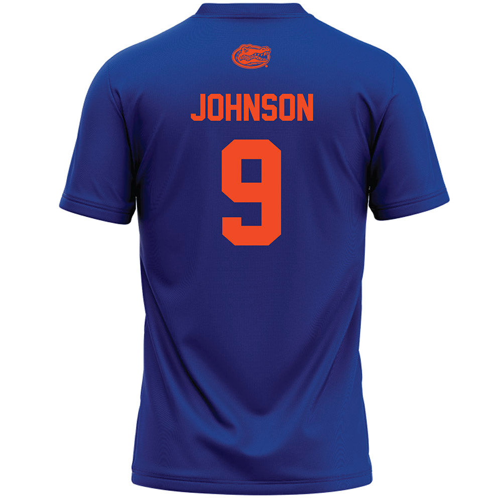 Florida - NCAA Women's Lacrosse : Gabi Johnson - Blue Lacrosse Jersey -1