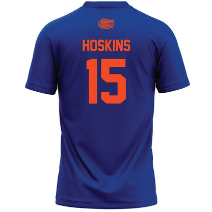 Florida - NCAA Women's Lacrosse : Caroline Hoskins - Blue Lacrosse Jersey -1