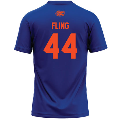 Florida - NCAA Women's Lacrosse : Allison Fling - Blue Lacrosse Jersey -1