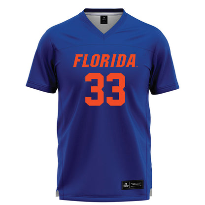 Florida - NCAA Women's Lacrosse : Paige Crowther - Blue Lacrosse Jersey -0