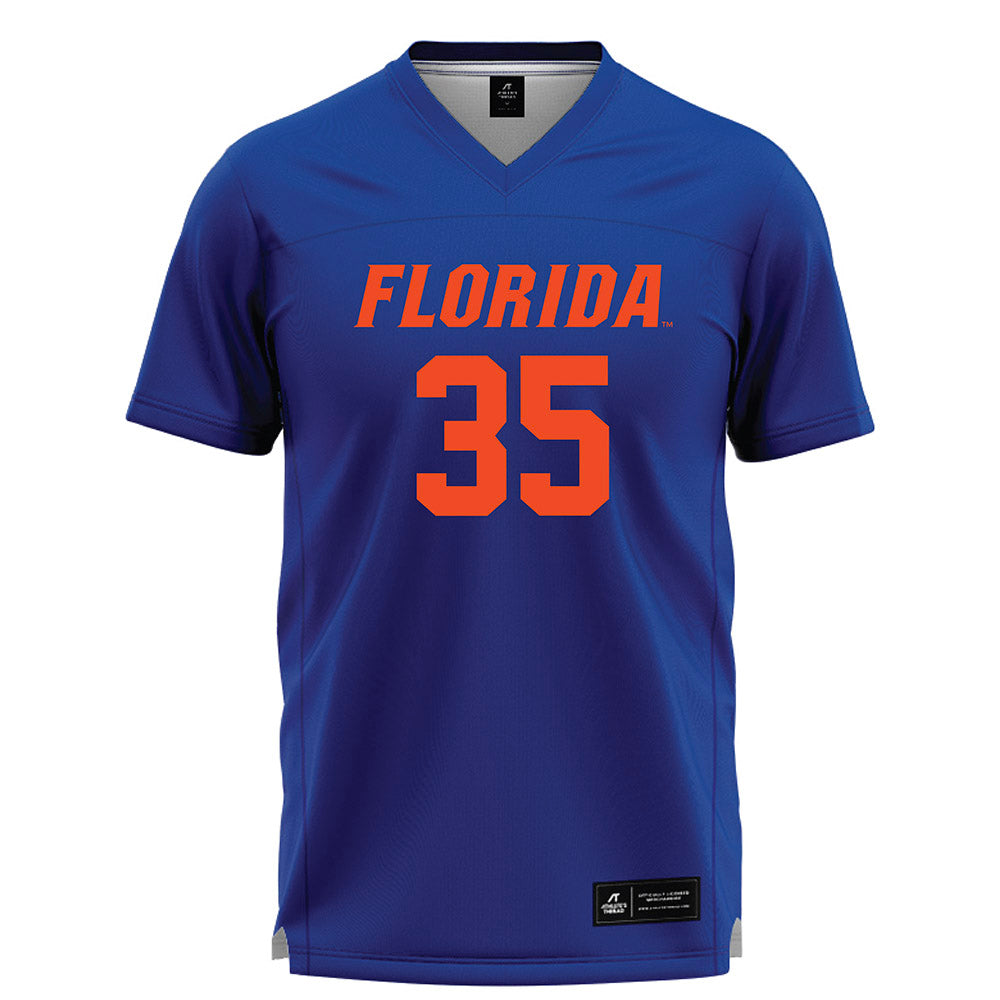 Florida - NCAA Women's Lacrosse : Maya Soskin - Blue Lacrosse Jersey -0
