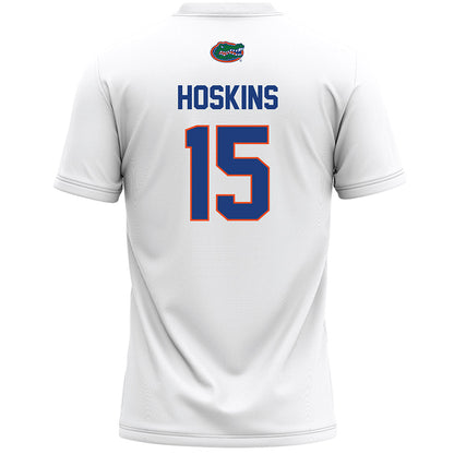 Florida - NCAA Women's Lacrosse : Caroline Hoskins - White Lacrosse Jersey -1