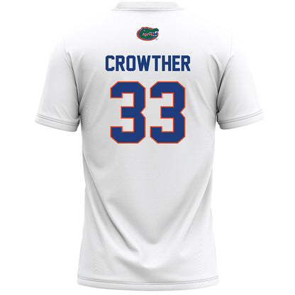 Florida - NCAA Women's Lacrosse : Paige Crowther - White Lacrosse Jersey -1