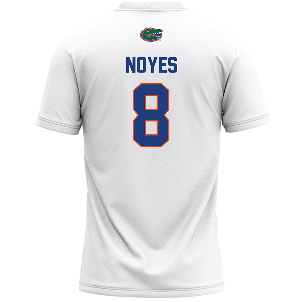Florida - NCAA Women's Lacrosse : Blythe Noyes - White Lacrosse Jersey -1