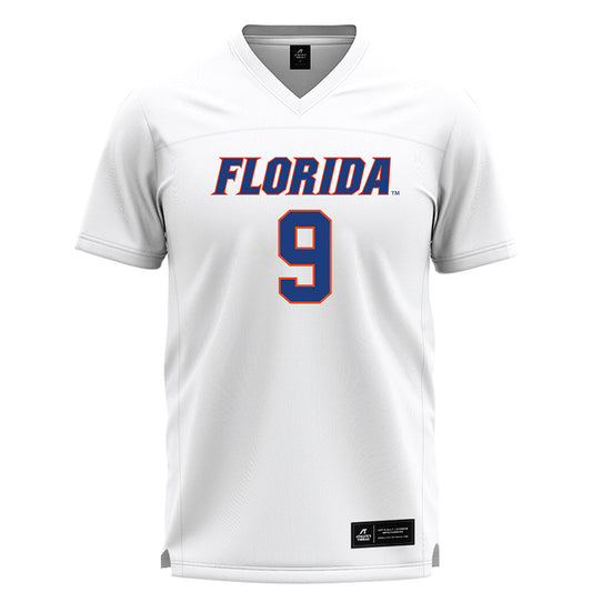 Florida - NCAA Women's Lacrosse : Gabi Johnson - White Lacrosse Jersey -0