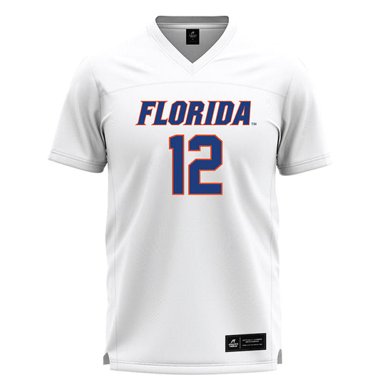 Florida - NCAA Women's Lacrosse : Alexa Stone - White Lacrosse Jersey -0
