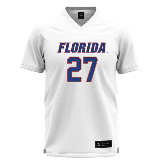Florida - NCAA Women's Lacrosse : Gianna Monaco - White Lacrosse Jersey -0