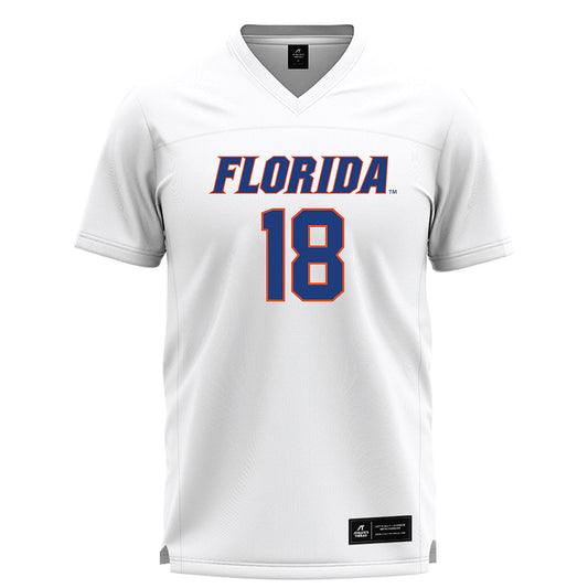 Florida - NCAA Women's Lacrosse : Sam Hughes - White Lacrosse Jersey -0