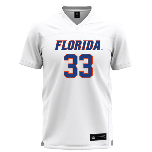 Florida - NCAA Women's Lacrosse : Paige Crowther - White Lacrosse Jersey -0
