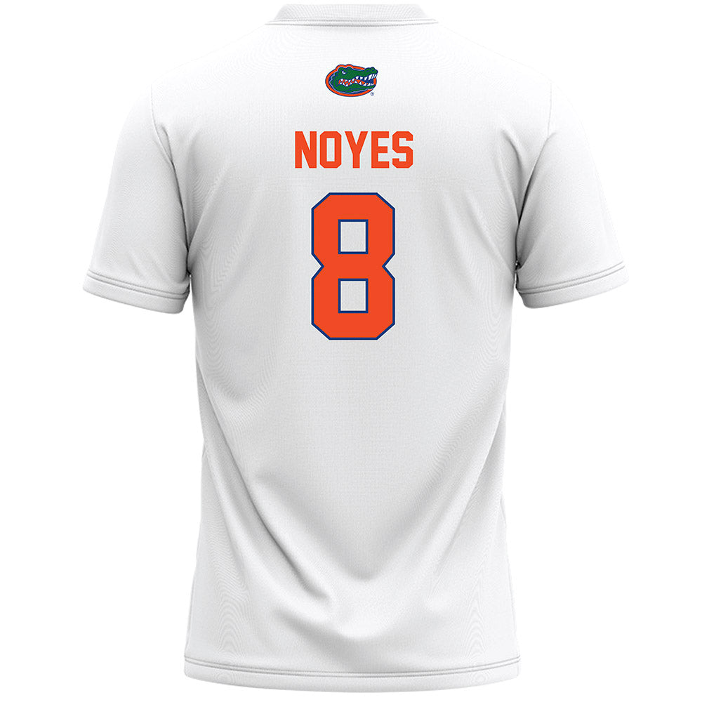Florida - NCAA Women's Lacrosse : Blythe Noyes - White Lacrosse Jersey -1