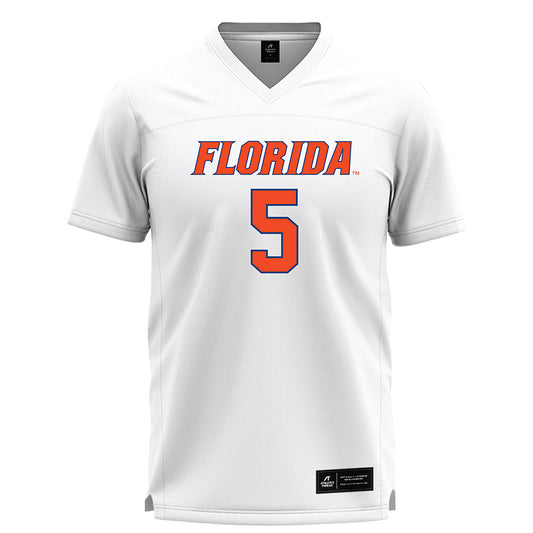 Florida - NCAA Women's Lacrosse : Kaitlyn Davies - White Lacrosse Jersey -0