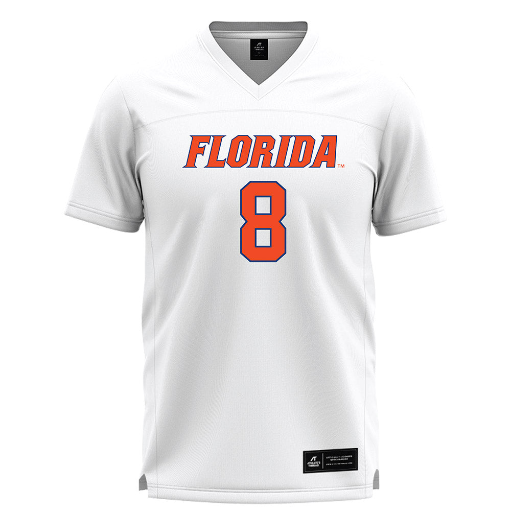 Florida - NCAA Women's Lacrosse : Blythe Noyes - White Lacrosse Jersey -0