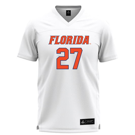 Florida - NCAA Women's Lacrosse : Gianna Monaco - White Lacrosse Jersey-0