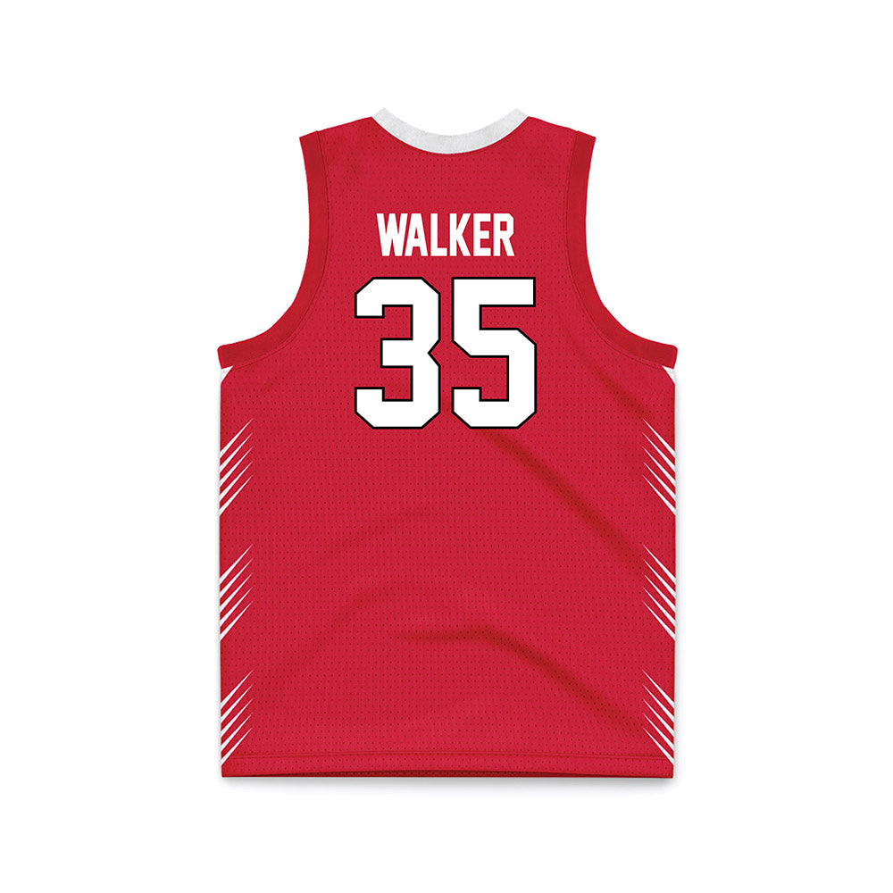 Illinois State - NCAA Men's Basketball : Chase Walker - Red Basketball Jersey-1