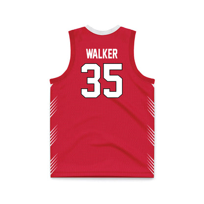 Illinois State - NCAA Men's Basketball : Chase Walker - Red Basketball Jersey-1