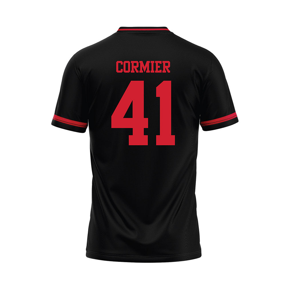 Illinois State - NCAA Baseball : Carson Cormier - Black Baseball Jersey-1