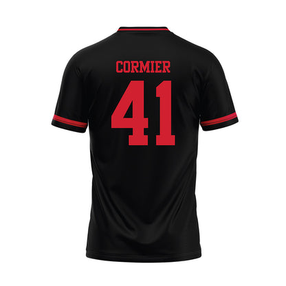 Illinois State - NCAA Baseball : Carson Cormier - Black Baseball Jersey-1