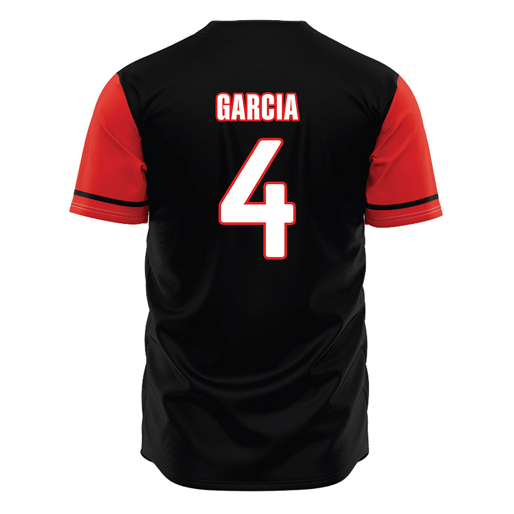Texas Tech - NCAA Baseball : Linkin Garcia - Black Jersey-1