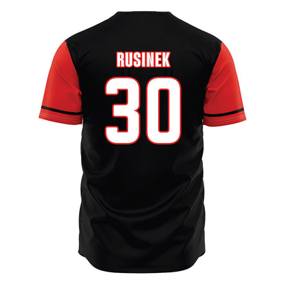 Texas Tech - NCAA Baseball : Jesse Rusinek - Black Jersey-1
