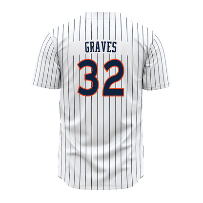 Auburn - NCAA Baseball : Griffin Graves - Pinstripe Jersey