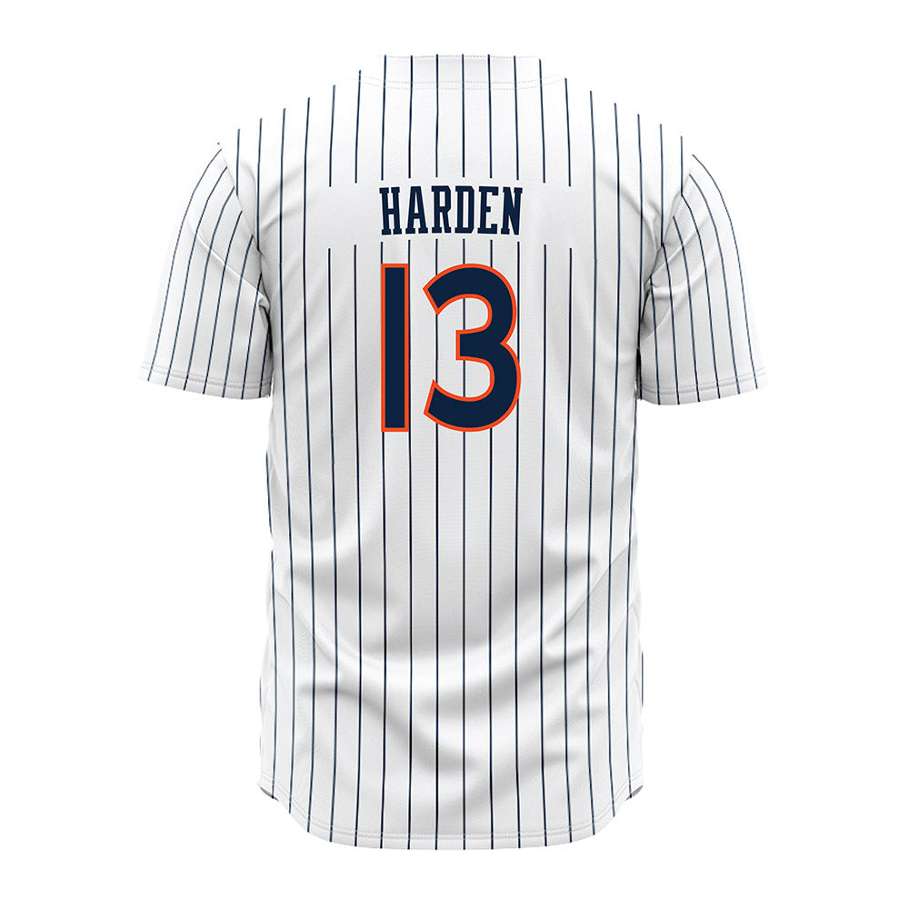 Auburn - NCAA Baseball : Ethan Harden - Pinstripe Jersey-1