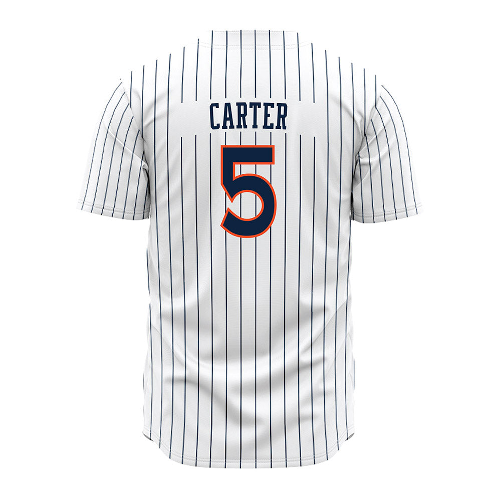 Auburn - NCAA Baseball : Bristol Carter - Pinstripe Jersey-1