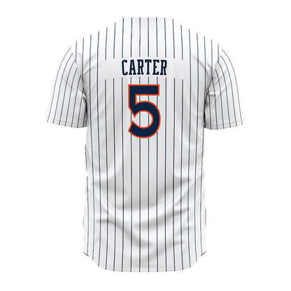 Auburn - NCAA Baseball : Bristol Carter - Pinstripe Jersey-1
