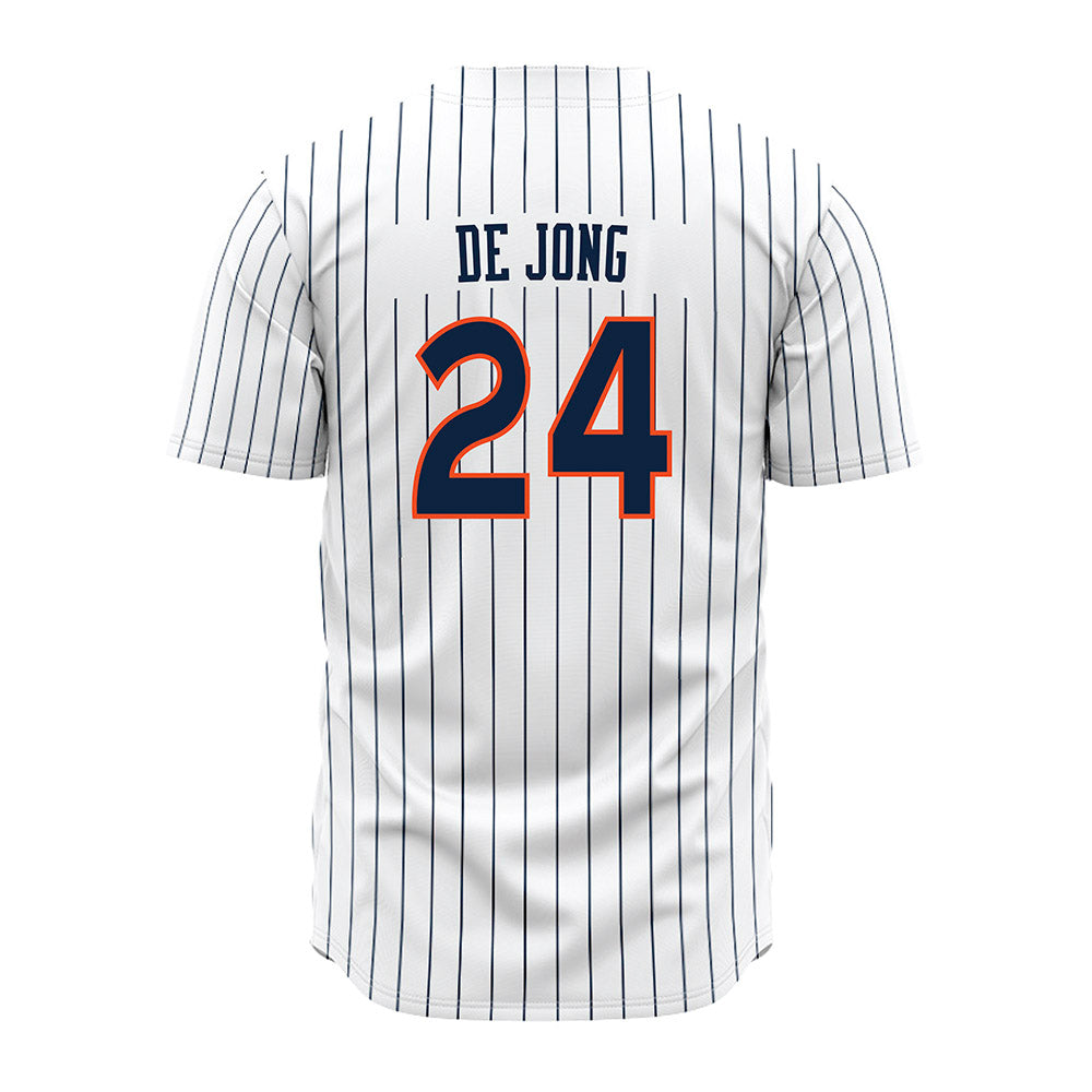 Auburn - NCAA Baseball : Justice de Jong - Jersey-1
