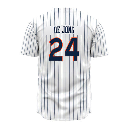 Auburn - NCAA Baseball : Justice de Jong - Jersey-1