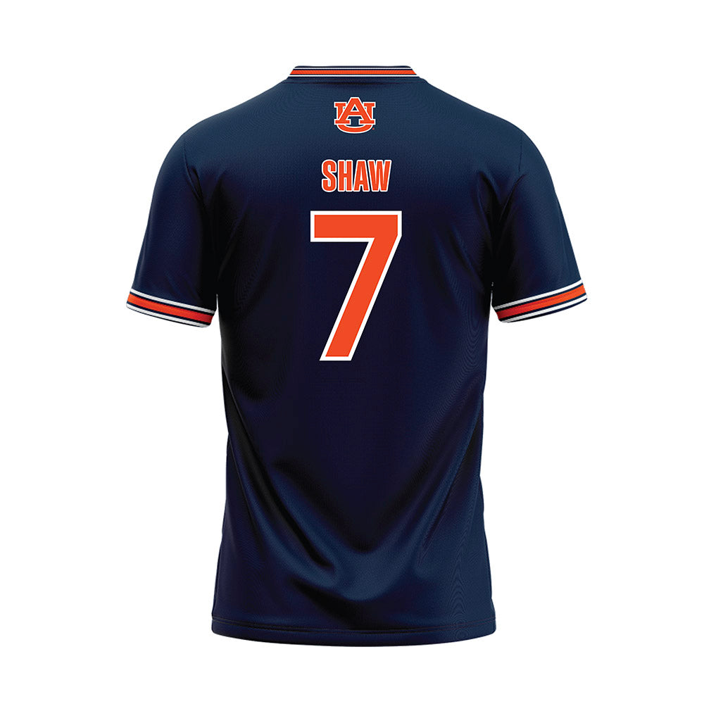 Auburn - NCAA Softball : Kylie Shaw - Navy Baseball Jersey-1
