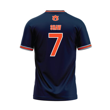 Auburn - NCAA Softball : Kylie Shaw - Navy Baseball Jersey-1