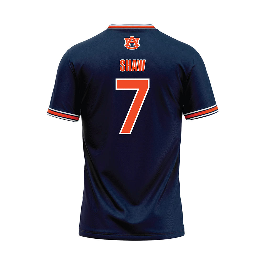 Auburn - NCAA Softball : Kylie Shaw - Navy Baseball Jersey-1