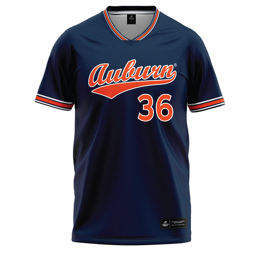 Auburn - NCAA Softball : Kyla Stroud - Navy Baseball Jersey