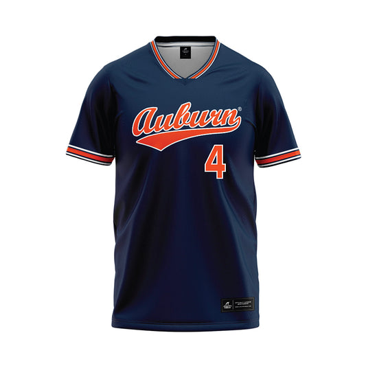 Auburn - NCAA Softball : Daigle Wilson - Navy Baseball Jersey-0