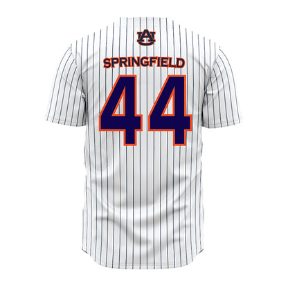 Auburn - NCAA Softball : Cece Springfield - Pinstripe Jersey-1