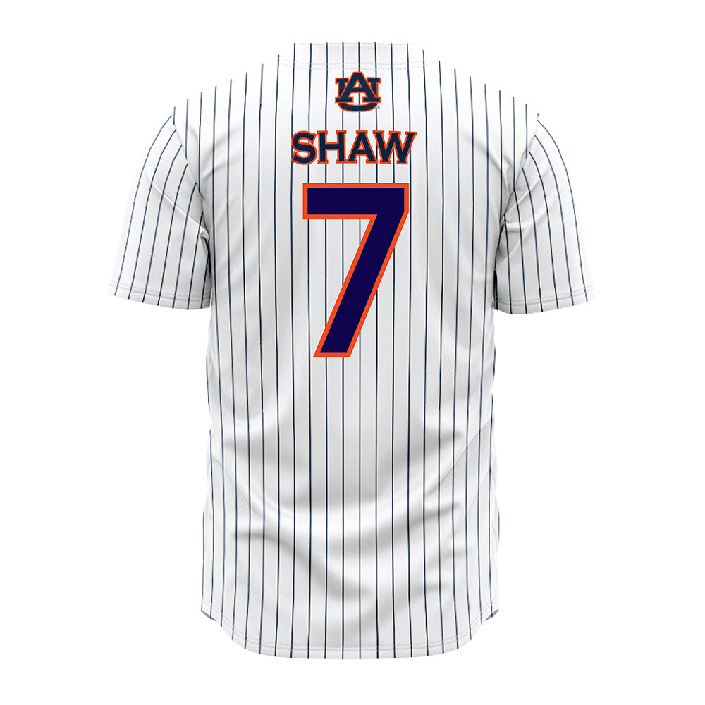 Auburn - NCAA Softball : Kylie Shaw - Pinstripe Jersey-1