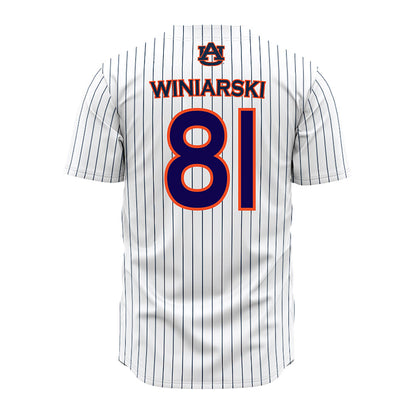 Auburn - NCAA Softball : Camryn Winiarski - Pinstripe Jersey-1