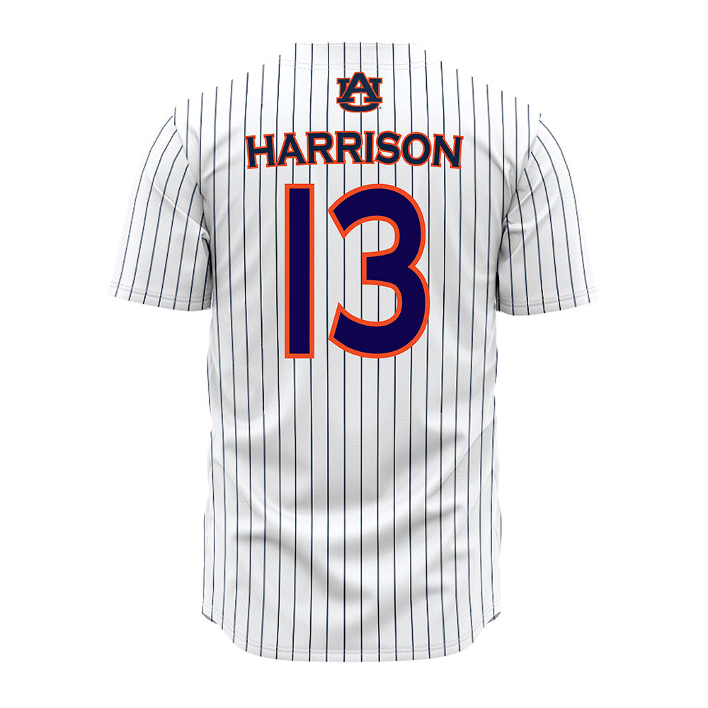 Auburn - NCAA Softball : Ella Harrison - Pinstripe Jersey-1